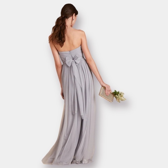 NWT Birdy Grey Bridesmaid Formal Dress Silver Christina BG1001SL02B3 Size Small - Picture 5 of 11